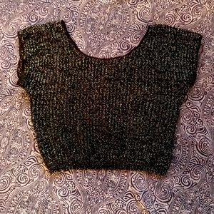 Cropped vintage sweater